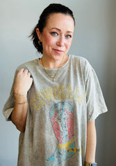 Cowgirls Vintage Boot Graphic Tee – Oversized Fit