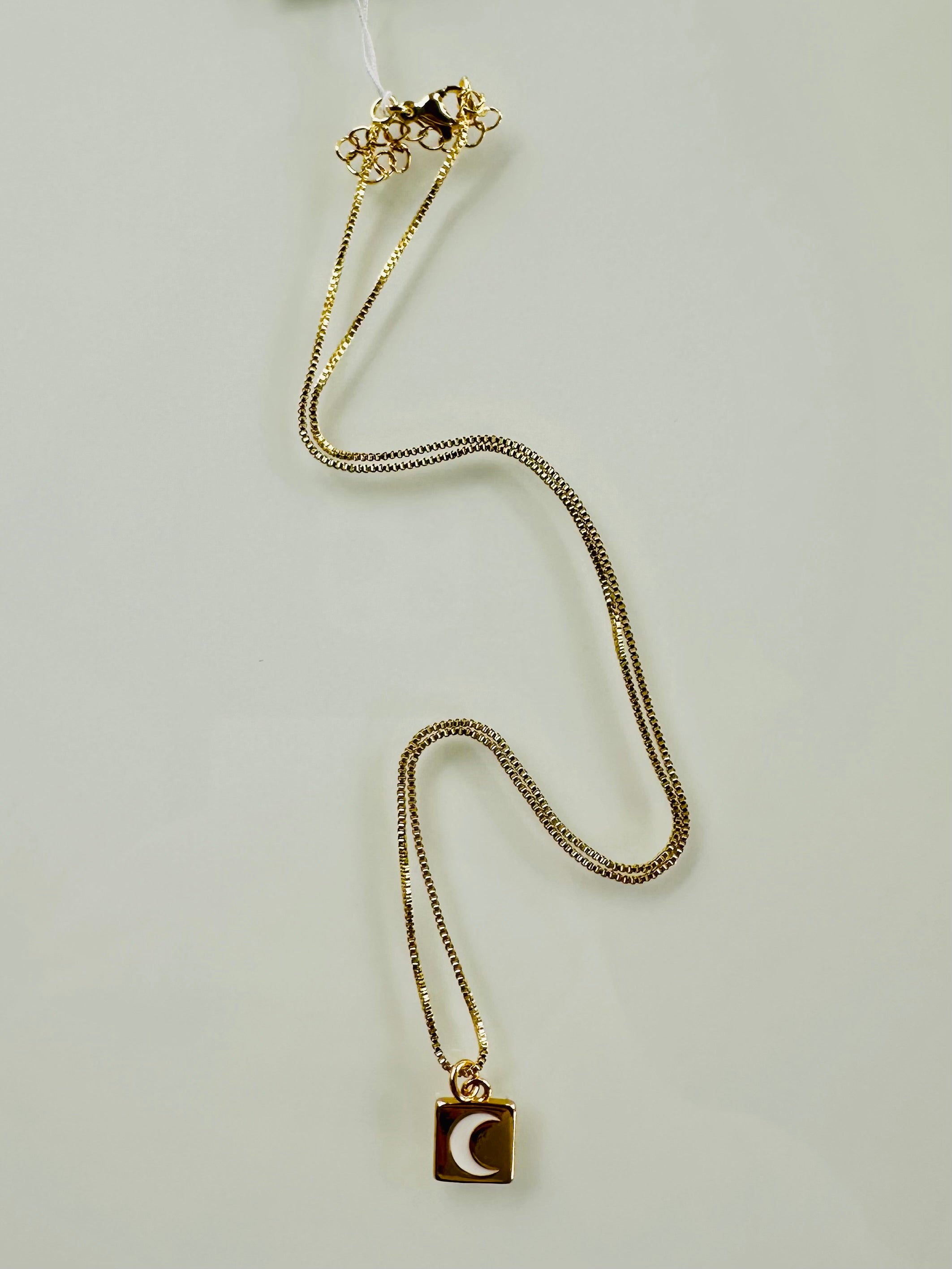 Mini Enamel Dainty Necklaces