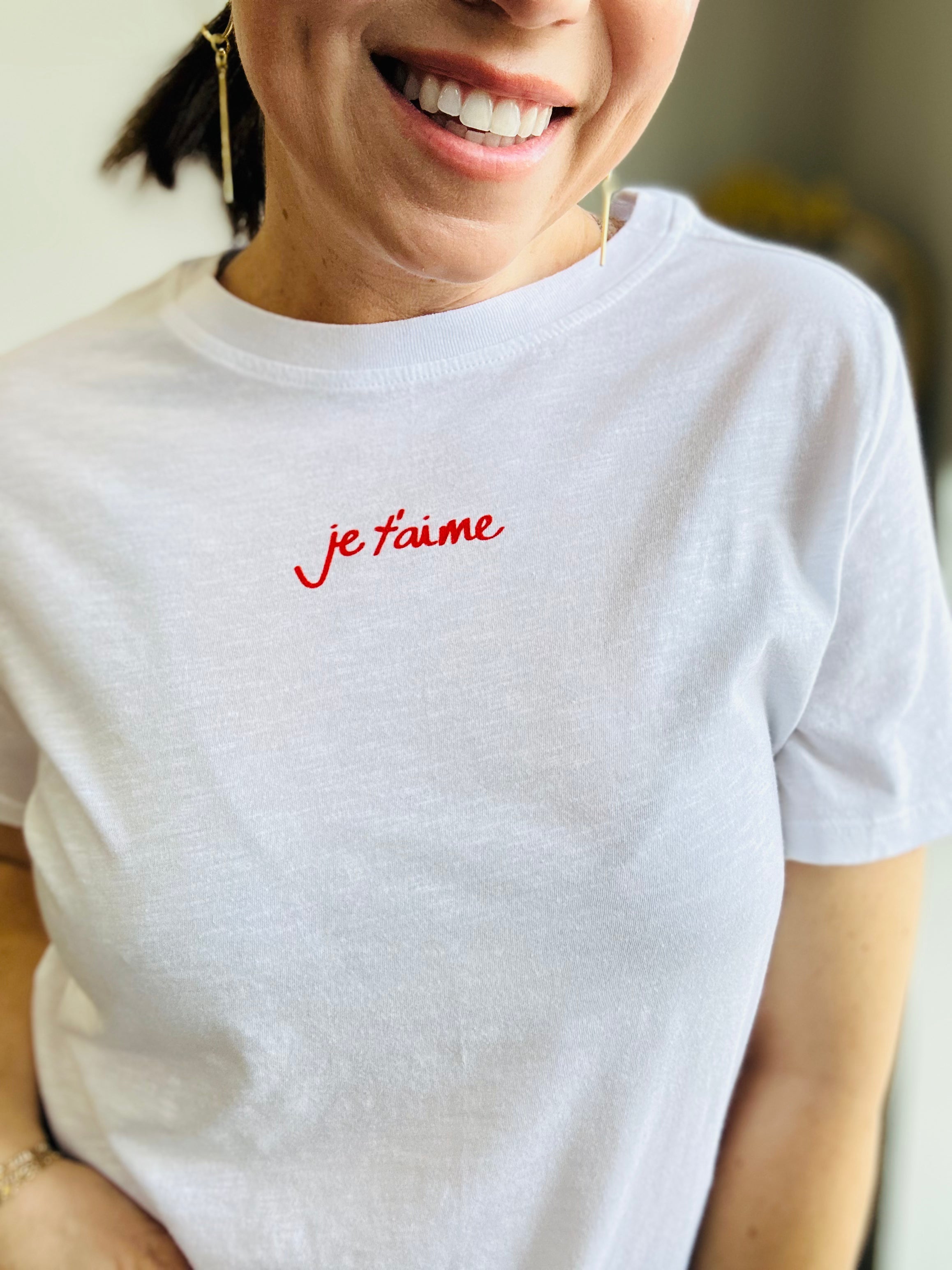 Je T’aime Heart Graphic Tee