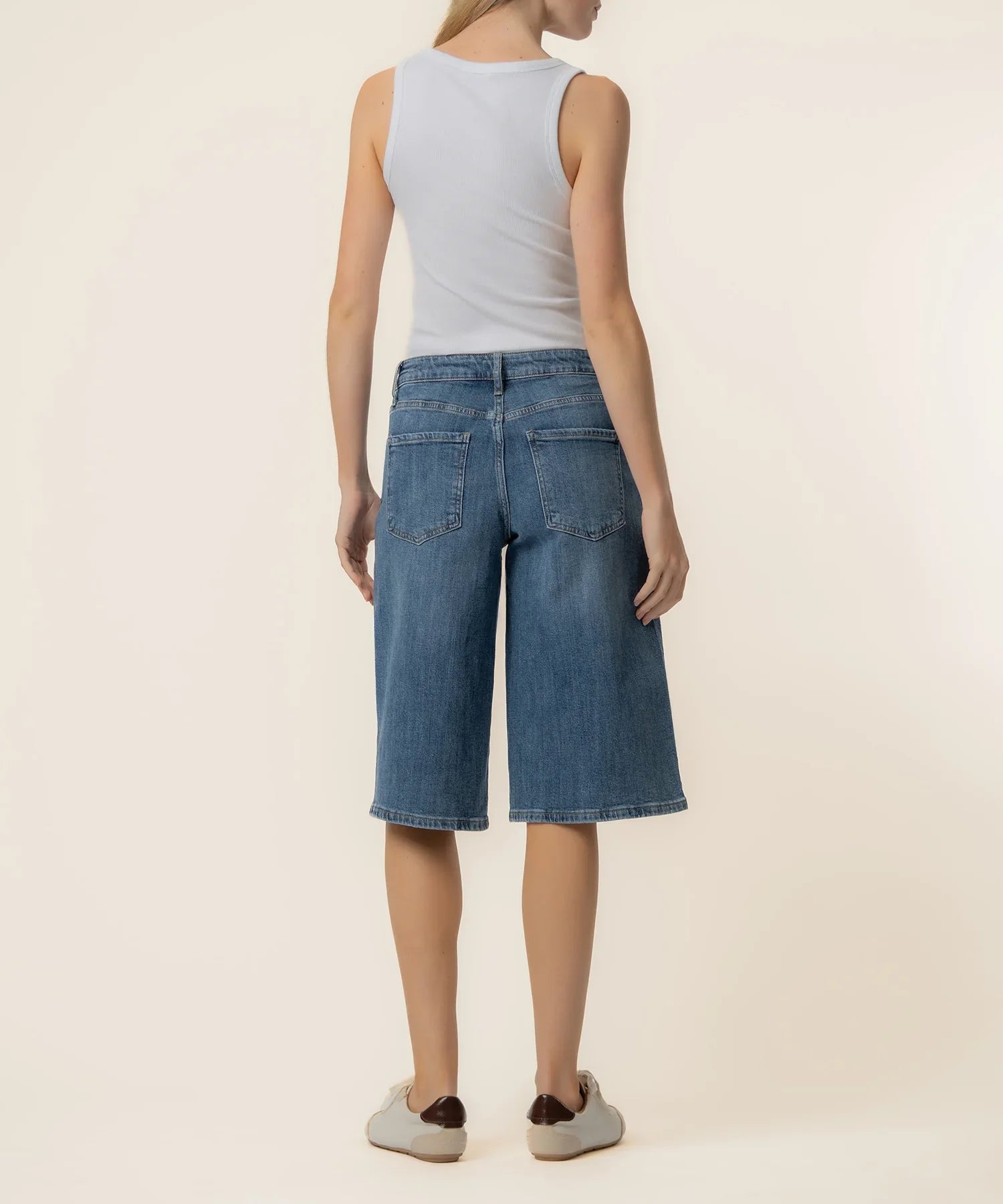 Mandy High Rise Bermuda Denim Short