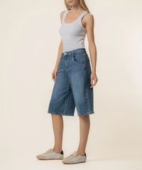 Mandy High Rise Bermuda Denim Short