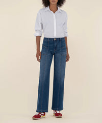 Jean High Rise Wide Pant