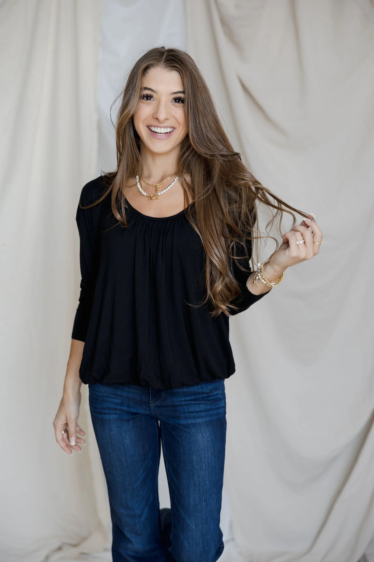 Mac & Me Perfect Tucked Top