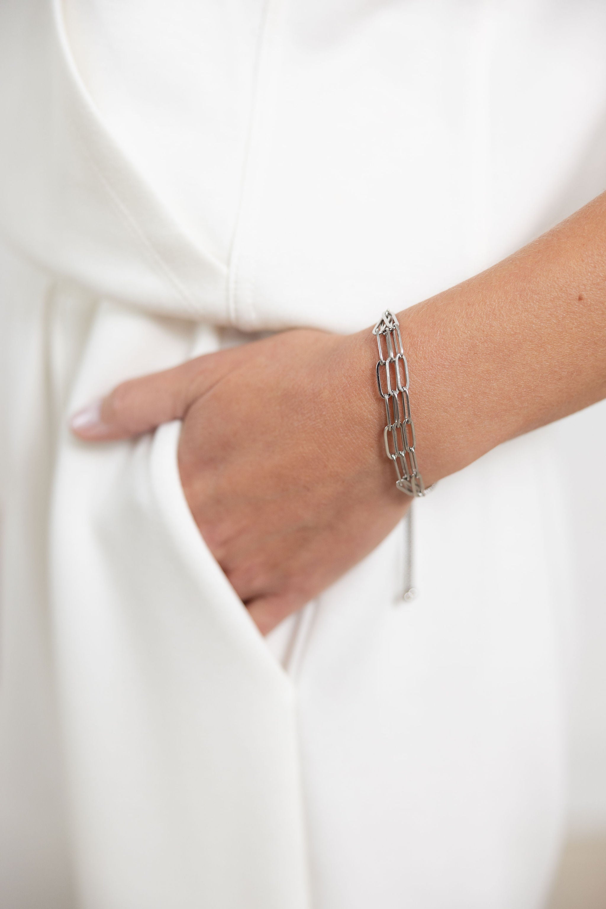 Convertible Link Bracelet – Triple Chain Style