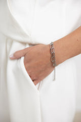 Convertible Link Bracelet – Triple Chain Style