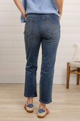 High Rise Slim Straight Denim – Mac and Me Exclusive