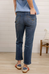 High Rise Slim Straight Denim – Mac and Me Exclusive