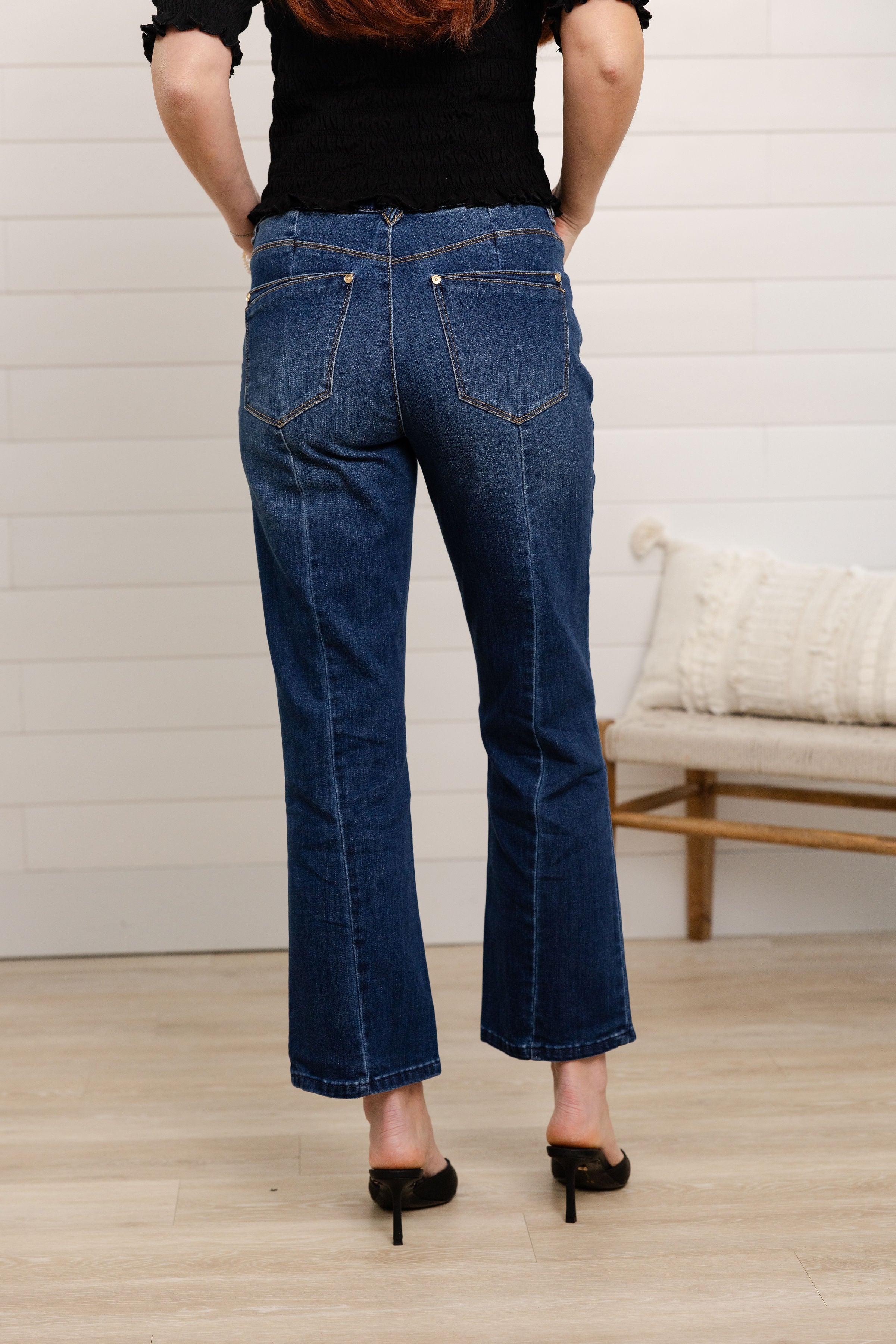Mac and Me AB Solution™ High-Rise Barely Boot Jeans