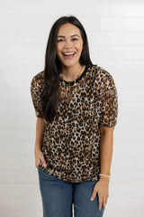 Mac and Me Sheer Mesh Tee