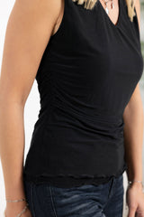 Mac and Me Ruched Side Tank