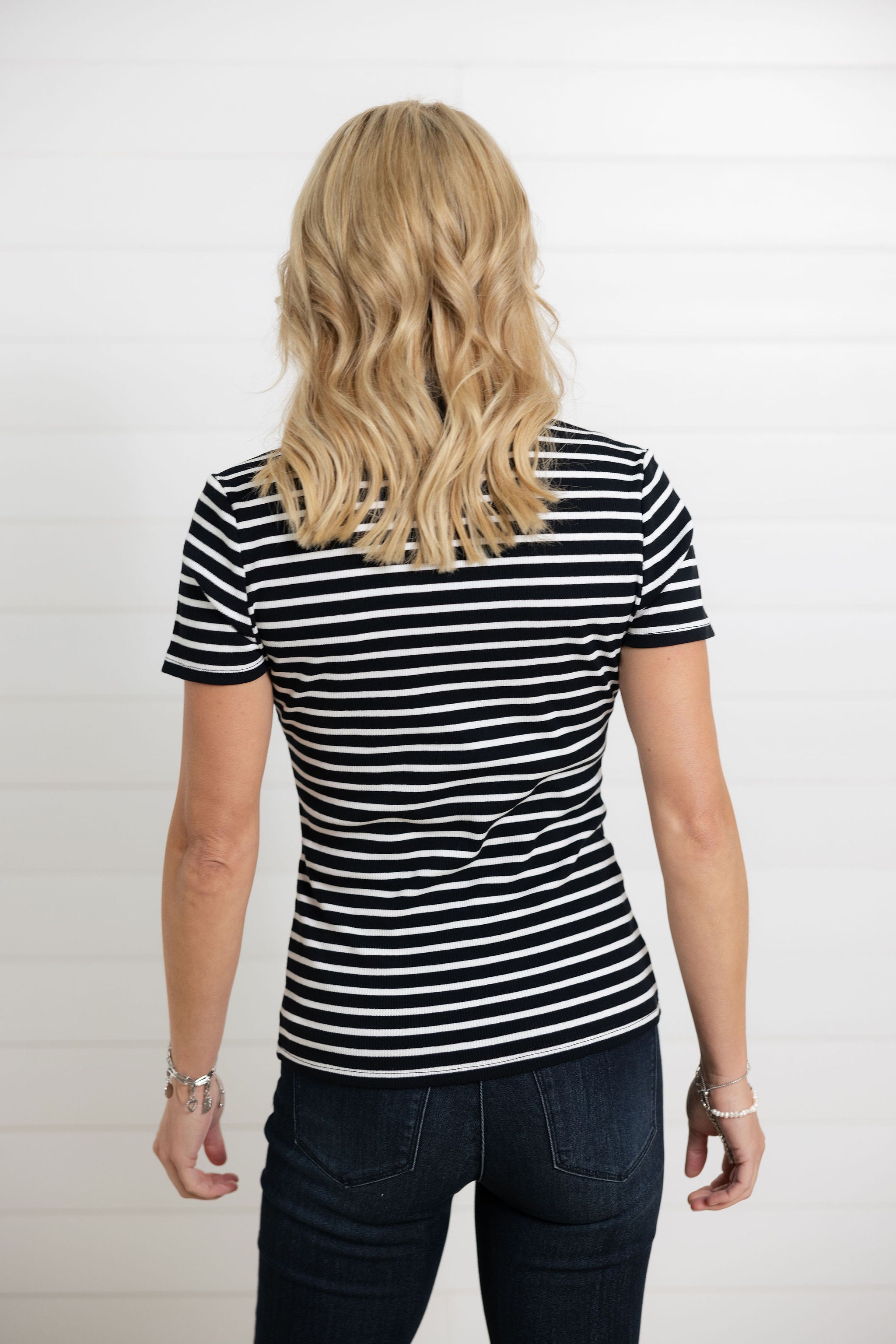 Mac and Me Ribbed Polo Top