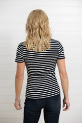 Mac and Me Ribbed Polo Top