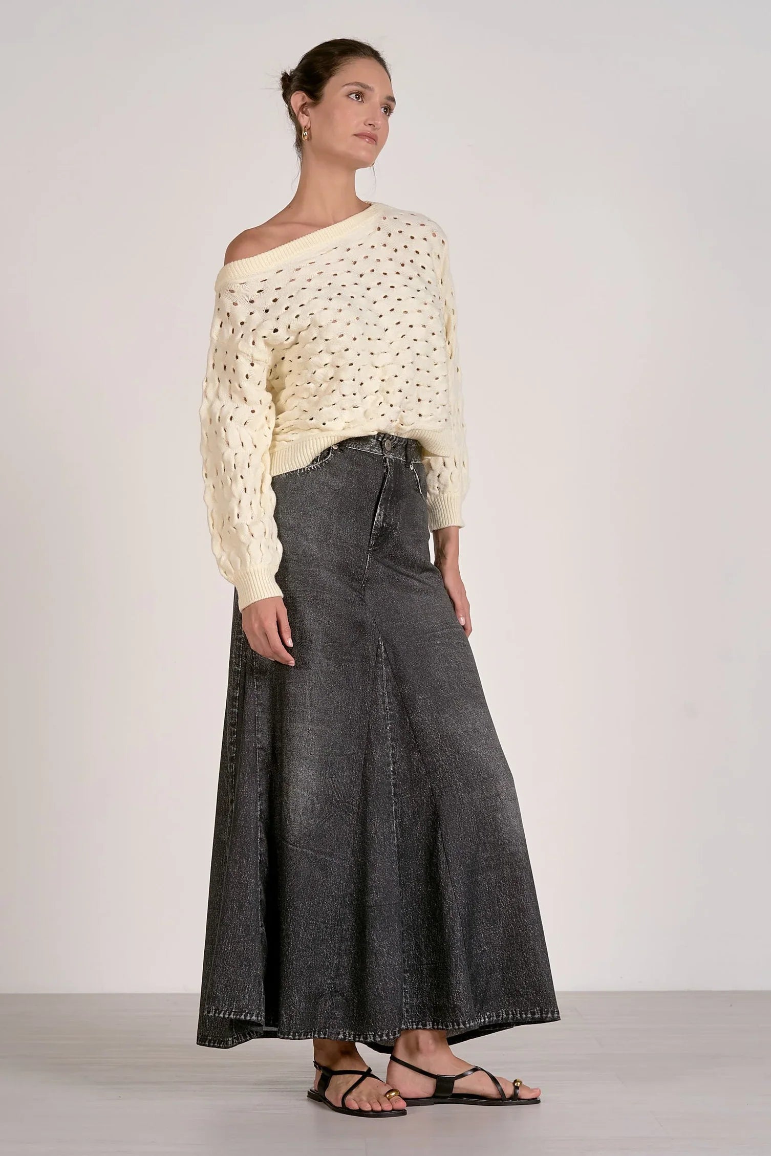 Adrienne Open-Knit Sweater