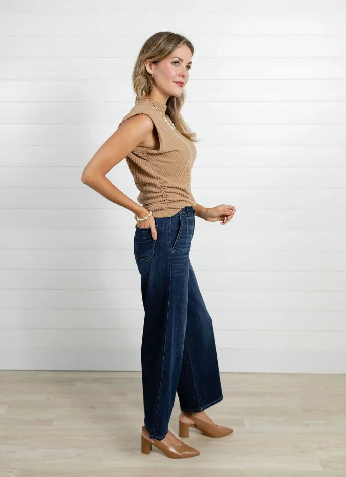 Mac and Me Skyrise Wide Leg w/ Tulip Hem