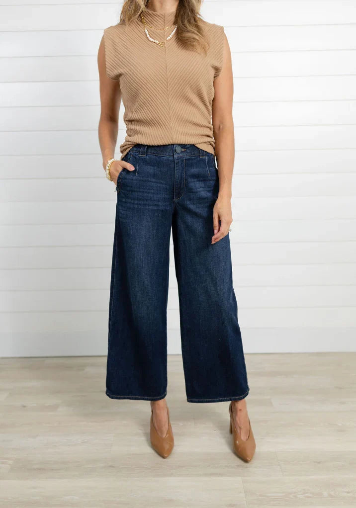 Mac and Me Skyrise Wide Leg w/ Tulip Hem