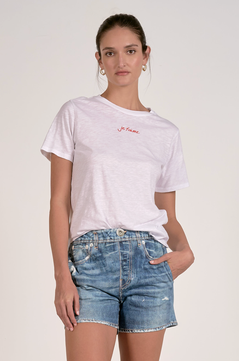 Je T’aime Heart Graphic Tee