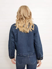 Mac and Me Corduroy Contrast Denim Jacket
