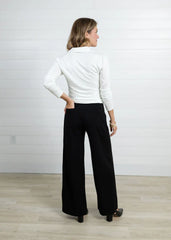 Mac and Me Ponte High Rise Wide Leg