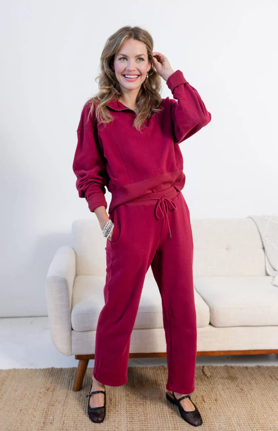 Mac and Me Straight Leg Athleisure Pants