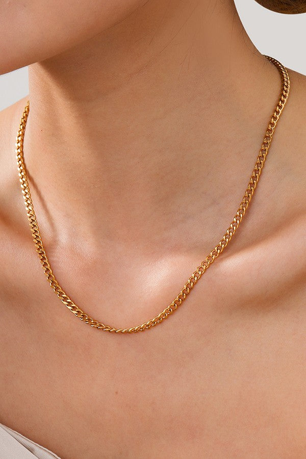 Golden Essentials | Chain Necklace Collection | 18k Gold Dipped