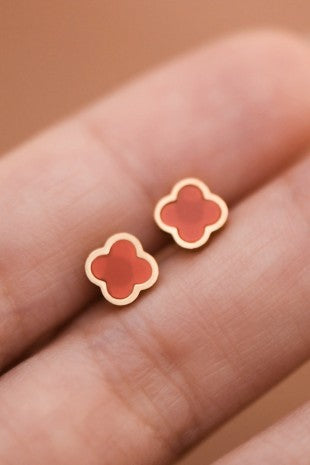 Dainty 18k Gold Plated Stainless Steel Studs