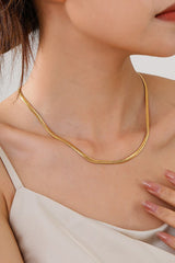 Golden Essentials | Chain Necklace Collection | 18k Gold Dipped