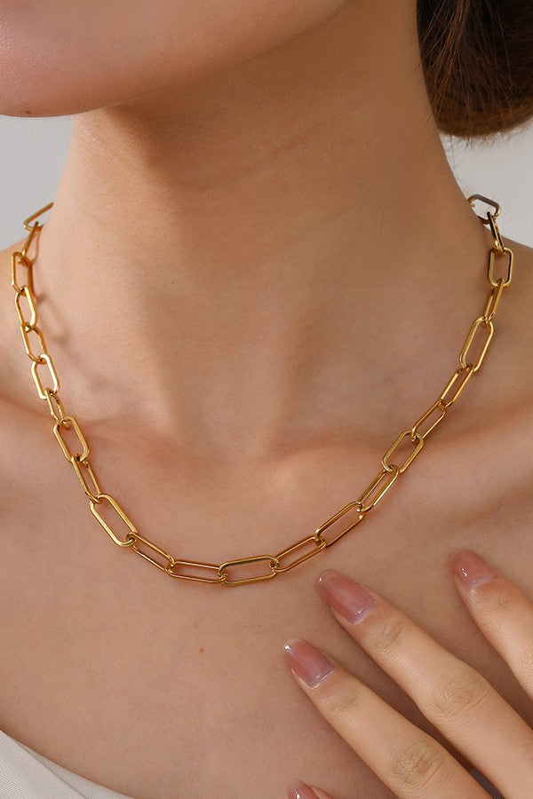 Golden Essentials | Chain Necklace Collection | 18k Gold Dipped