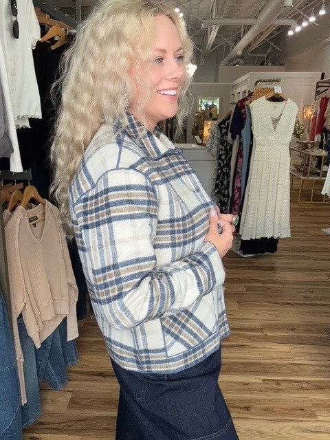 Reversible Plaid Jacket