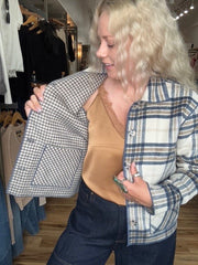 Reversible Plaid Jacket