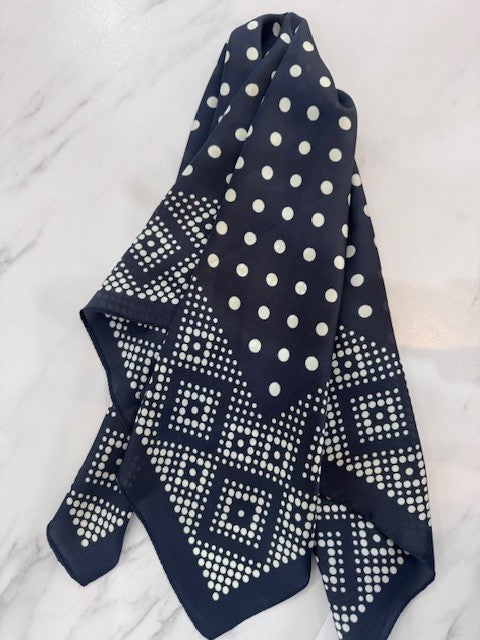 Print Silky Square Scarf