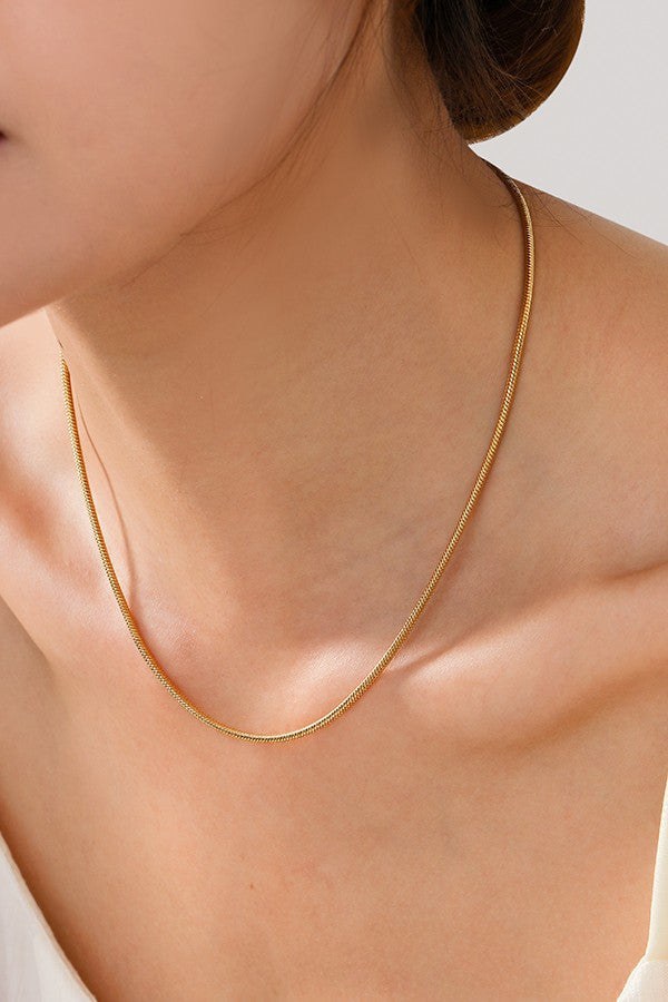 Golden Essentials | Chain Necklace Collection | 18k Gold Dipped